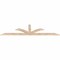 Ekena Millwork Richland Smooth Timber Gable Bracket, Douglas Fir, 84"W x 21"H x 1 1/2"D x 3 1/2"F, 6/12 Pitch GBW084X21X0204RIC00SDF - alternate 2